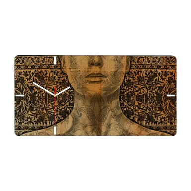 ساعت دیواری چوبی چارگوش (Chargosh) سری چ هوم مدل rc03