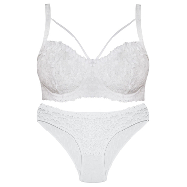ست شورت و سوتین زنانه کارنا رز مدل فنردار کد 5169 رنگ سفید