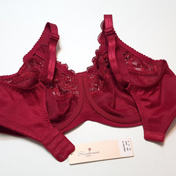 سوتین زنانه شاندرمن مدل فنردار کد 5080-2444-610 رنگ زرشکی