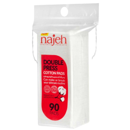 پد پاک کننده آرایش صورت ناژه مدل Double Press بسته 90 عددی