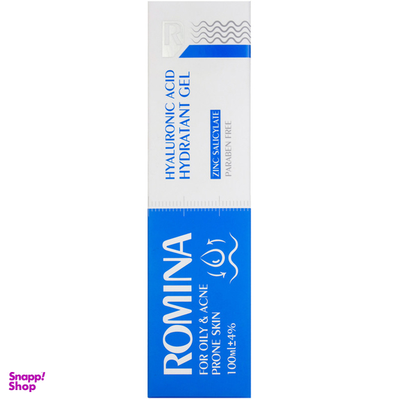 ژل مرطوب کننده و آبرسان رومینا مدل Hyaloranic Acid حجم 100 میلی لیتر