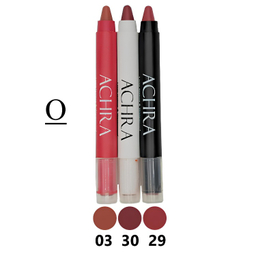 رژ لب جامد جامد مخملی آچرا مدل O مجموعه 3 عددی