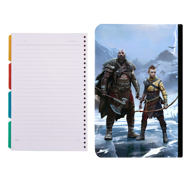 کلاسور طرح بازی god of war کد 290 به همراه کاغذ کلاسور