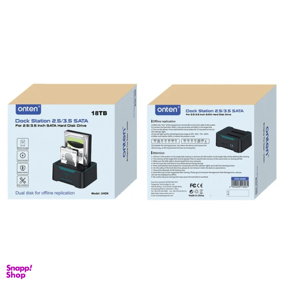 داک استیشن 2.5/3.5 ساتا اونتن مدل OTN-UHD6
