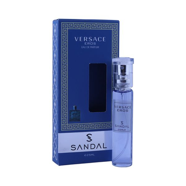 عطر جیبی مردانه  صندل مدل ورساچ اروس حجم 25 میلی لیتر