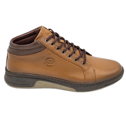 کفش راحتی مردانه شمس کد 4677 رنگ قهوه‌ای