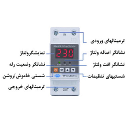 محافظ ولتاژ تک فاز جی بی اچ مدل VP-S
