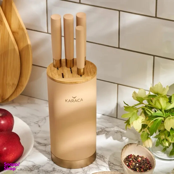 سرویس چاقو آشپزخانه 6 پارچه کاراجا مدل بریچ