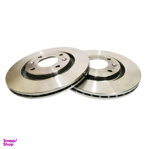 دیسک ترمز جلو خودرو ایساکو کد 0670202999 مناسب خودرو پژو 405 و سمند معمولی و پژو پارس بسته ۲ عددی