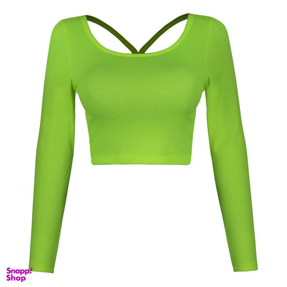 کراپ تاپ آستین بلند زنانه ناتوسا مدل NT779-6
