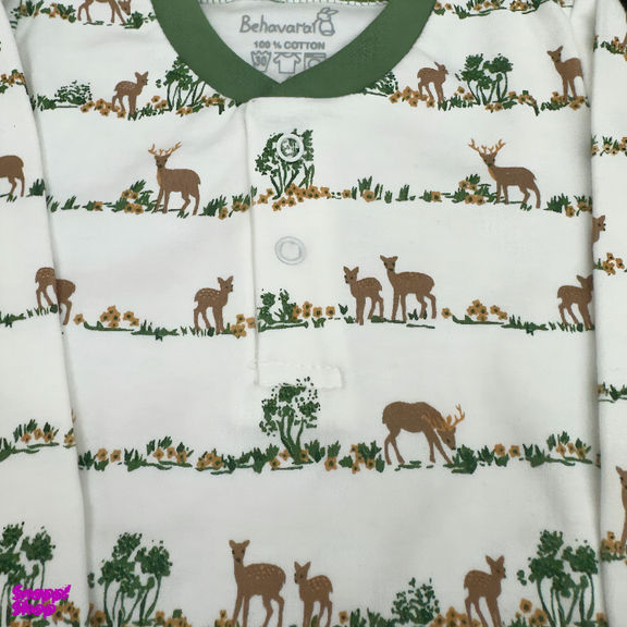 ست بلوز آستین بلند و شلوار کودک به آوران طرح گوزن