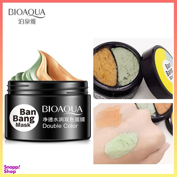 ماسک صورت بایوآکوا مدل Ban Bang Double Color حجم 100 میلی‌ لیتر