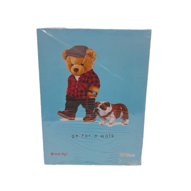 دفتر کلاسوری 100 برگ میکرو طرح خرس کد 019