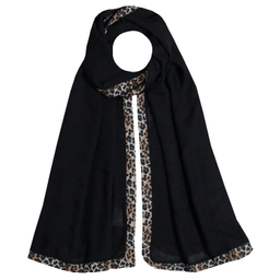 شال زنانه مدل حاشیه پلنگی کد ana9080