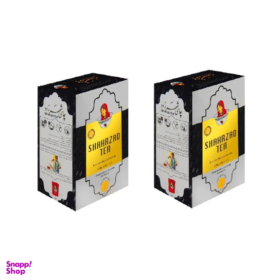 چای ارل گری شهرزاد وزن 400 گرم بسته 2 عددی