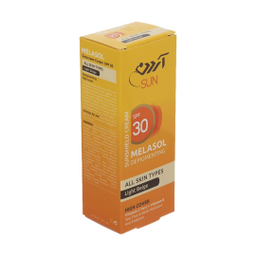 کرم ضد آفتاب و ضد لک رنگی آردن مدل Melasol SPF30 رنگ بژ روشن حجم 50 میلی لیتر