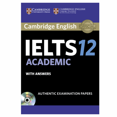 کتاب زبان IELTS Cambridge 12 Academic انتشارات کمبریج به همراه سی دی