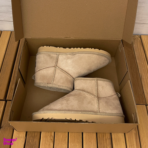 نیم بوت زنانه طرح آگ کوتاه رنگ کرم