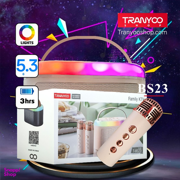اسپیکر بلوتوثی قابل حمل ترانیو مدل RGB BS23