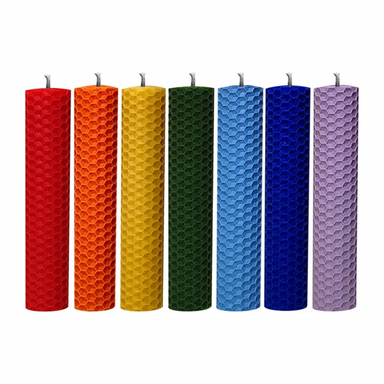 شمع مدل موم عسل بیزوکس مجموعه 7عددی