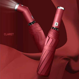 چتر اتومات 10 فنره دوبل مدل چراغ دار