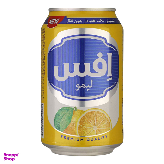 نوشیدنی مالت لیمو افس حجم ۳۳۰ میلی لیتر