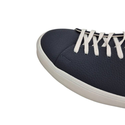 کفش طبی مردانه چرم ریباری مدل P2 رنگ آبی تیره