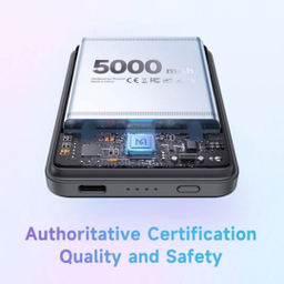 پاوربانک مغناطیسی 20 وات مک دودو مدل Metal Ultra-Thin ظرفیت 5000 میلی آمپر