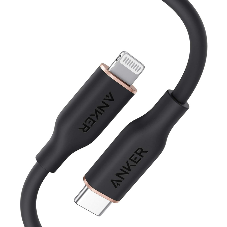 کابل دیتا Lightning به Type-C انکر مدل PowerLine III Flow طول 1.8 متر
