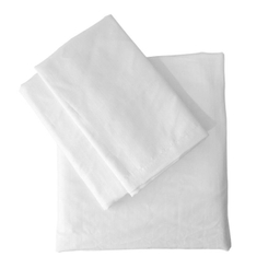 ست ملحفه و روبالشی دونفره 3 تکه مدل هتلی ساده کد ML180H عرض 180 سانتی متر