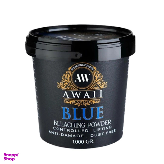 پودر دکلره آبی آوایی مدل بدون غبار Blue وزن 1000 گرم