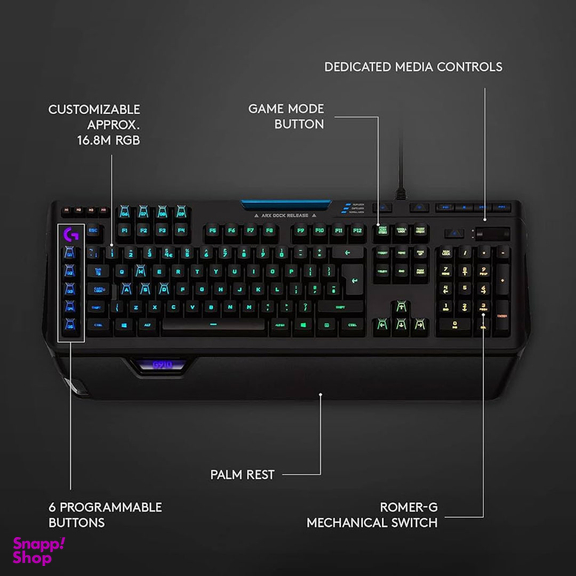 کیبورد لاجیتک (Logitech) مدل G910 Black