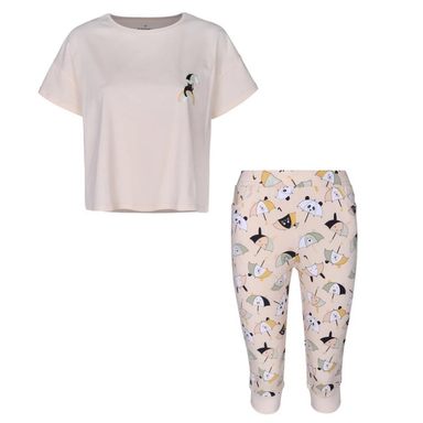 ست تیشرت و شلوارک راحتی زنانه ناربن مدل GD-o-19859666