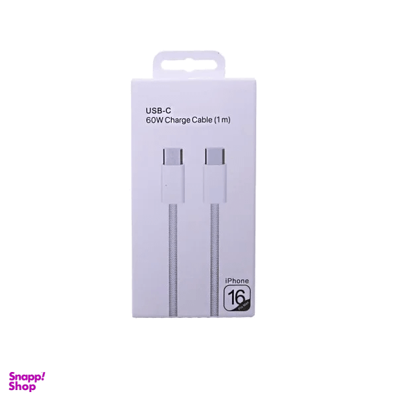 کابل شارژ Type-C کد A1997 مناسب اپل iPhone 16 Pro Max طول 1 متر