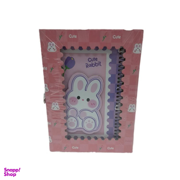 دفتر خاطرات ۸۰ برگ قفل دار سویل مدل Rabbit کد 705