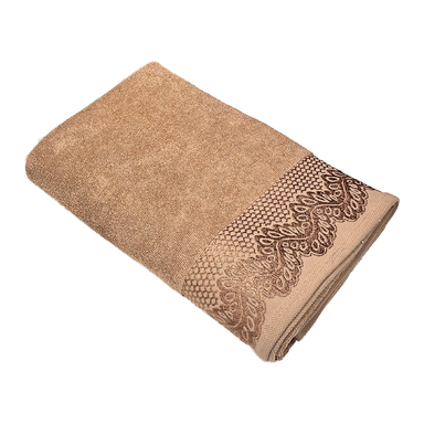 حوله حمام دنیز طرح نازلی سایز 100×155 سانتی متر