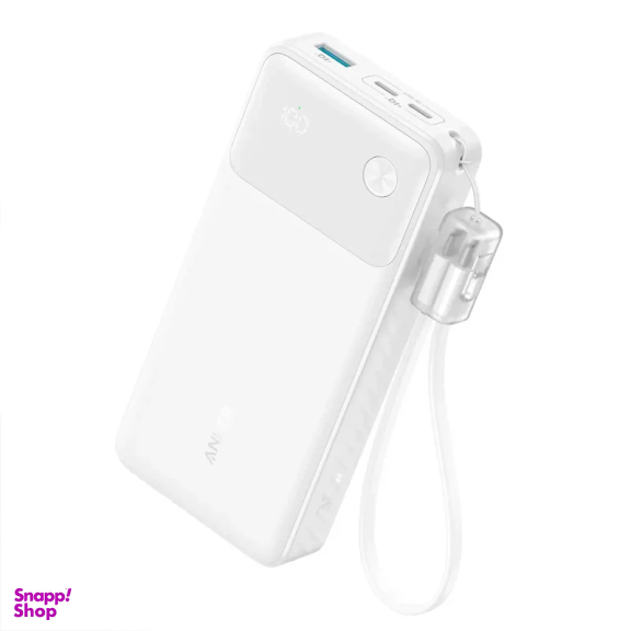 پاوربانک انکر مدل A1384 ظرفیت 20000 میلی آمپر ساعت به همراه کابل USB-C