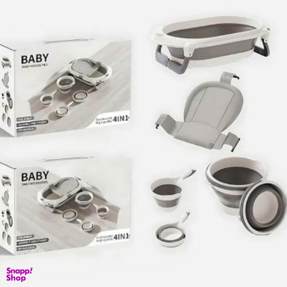 ست وان حمام مدل آکاردئونی 4 در 1 دماسنج دار کد 11