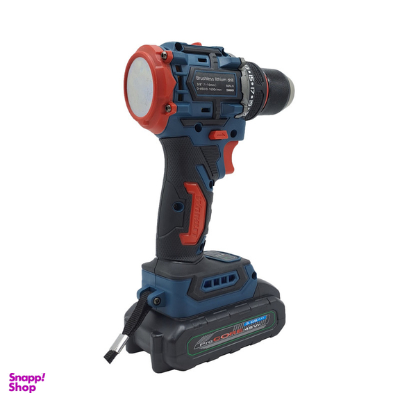 دریل پیچ گوشتی شارژی براشلس صنعتی باس مدل 48VF مجموعه 29 عددی