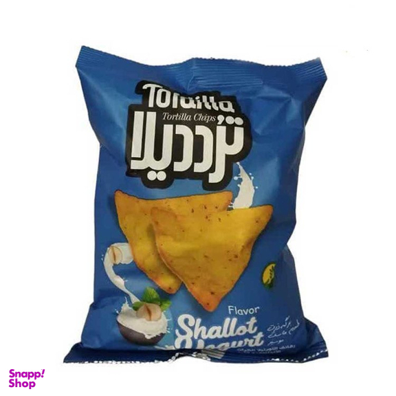 چیپس ذرت ماست و موسیر ترددیلا وزن 100 گرم