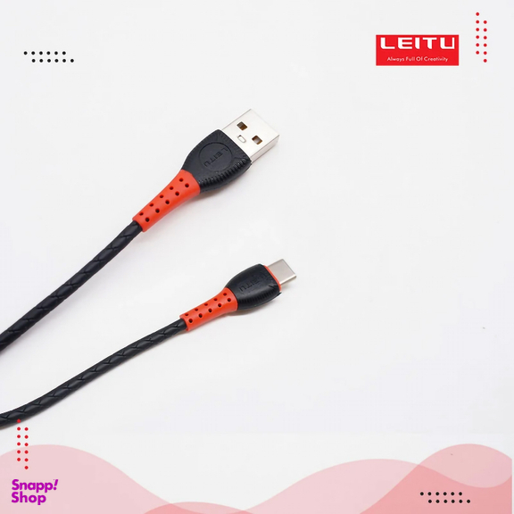 کابل تبدیل USB به USB-C لیتو مدل LD-34 طول 1 متر