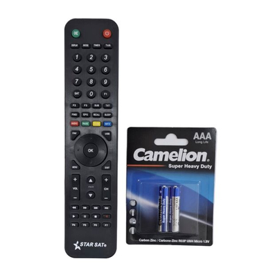 ریموت کنترل استارست مدل SR-1000HD به همراه باتری