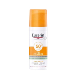 ژل کرم ضد آفتاب بدون رنگ اوسرین مدل anti-shine SPF 50 مناسب پوست های چرب حجم 50 میلی  لیتر