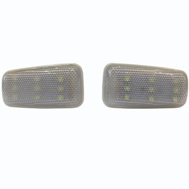 چراغ راهنما گلگیر خودرو وارون مدل P-650-WH-SMD مناسب پراید بسته 2 عددی