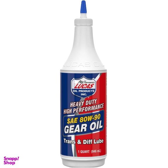 روغن گیربکس دنده دستی لوکاس مدل Lucas SAE heavy duty کد 80w-90 حجم 946 میلی لیتر