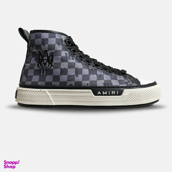 کفش اسنیکر ساقدار طرح Amiri Checkered مدل 5982