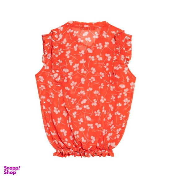 تاپ زنانه برنس مدل هلاله رنگ نارنجی