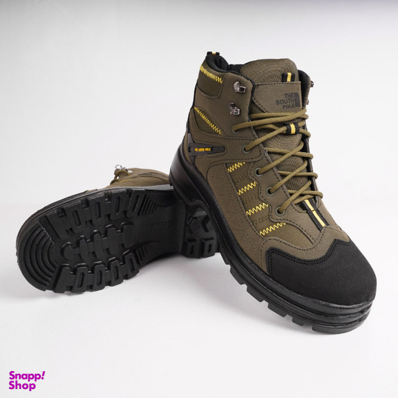 کفش کوهنوردی مردانه شیما مدل دنا رنگ سبز زیتونی