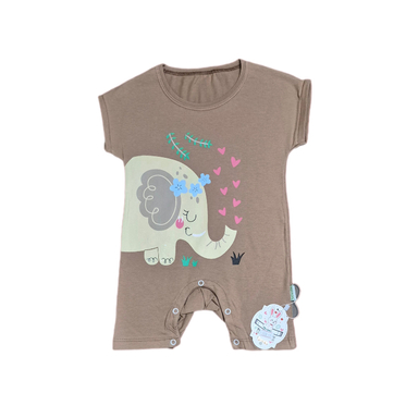 رامپر نوزاد سودا کد 139 رنگ قهوه ای