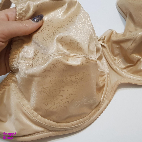 سوتین زنانه شاندرمن مدل فنردار کد 5080-2385-26 رنگ کرم